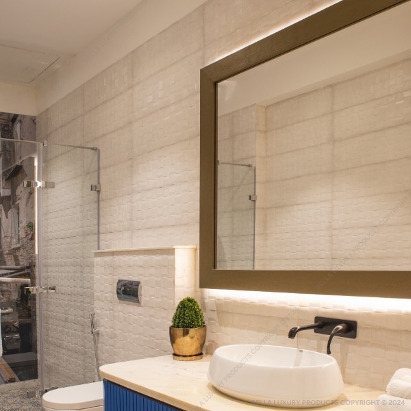 Della Luxury Bathroom Nicoline Collection Vanity Mirror