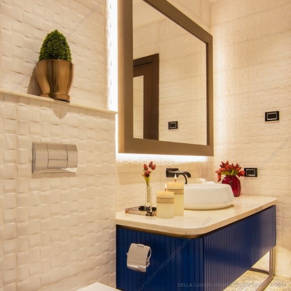 Della Luxury Bathroom Nicoline Collection Vanity Mirror