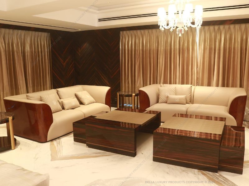 Della Luxury Home Furniture Marietta Two-Seater Sofa HOME55073