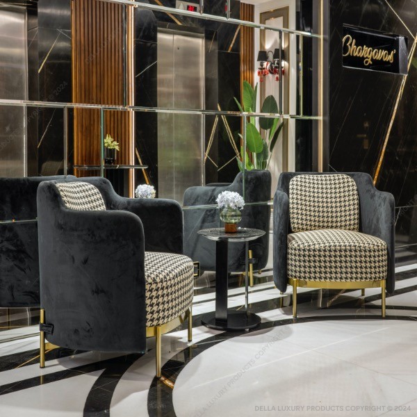 Della luxury home furniture sofas and chairs thermusa collection product image