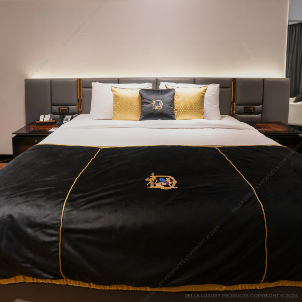 Della Bedrooms Luxury Balash Collection Bed Product Image