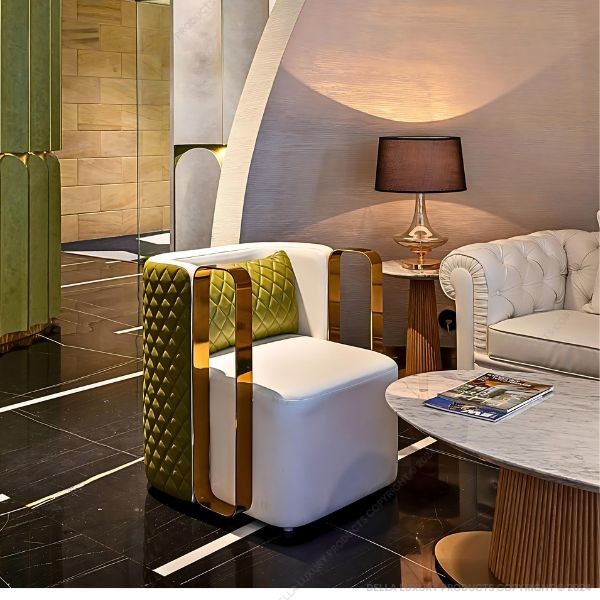 Della luxury home furniture sofas and chairs pari collection product image
