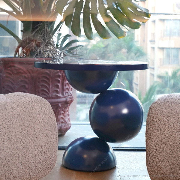 Della Luxury Home Furniture Table collection Centre Table Blue Product Gallery Image-5 HOME-WP-531085
