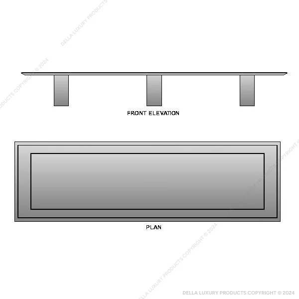 Juliana Rectangular Boardroom Table