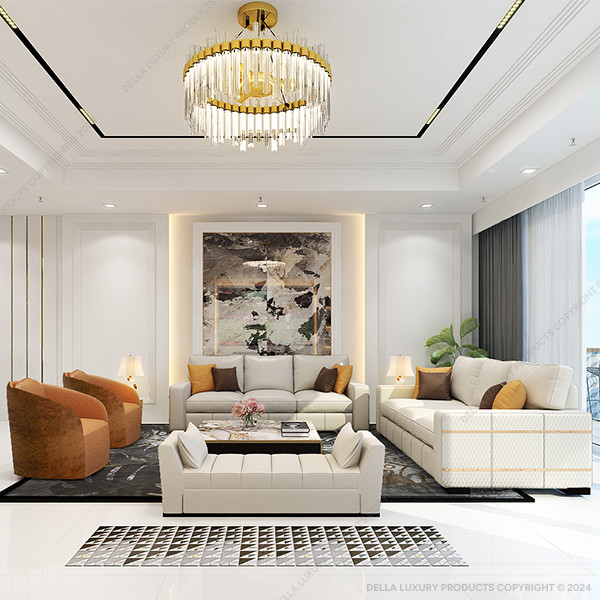 della luxury home furniture sofa and chair meerab collection ottoman product image