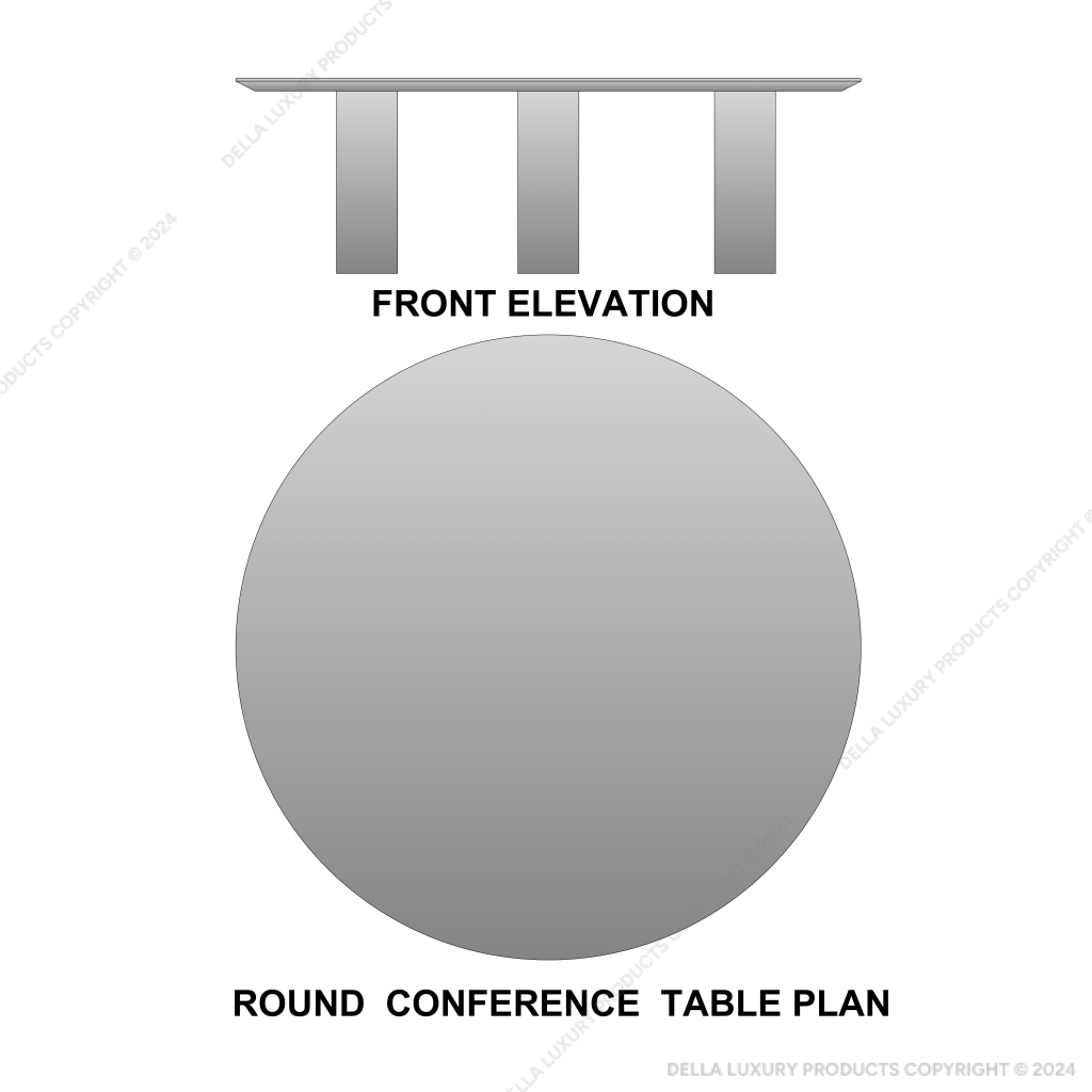 Cinnamus Round Conference Table