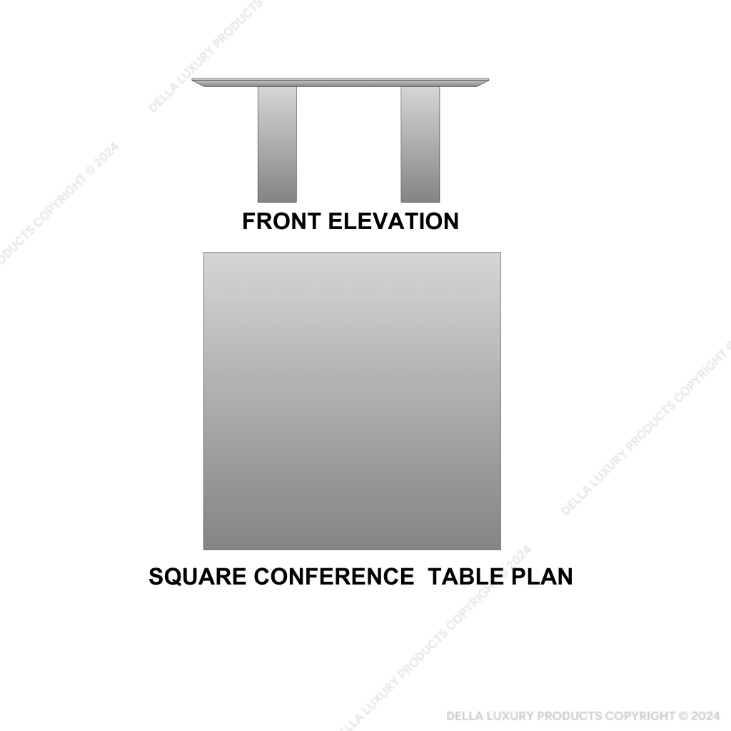 Cinnamus Square Conference Table