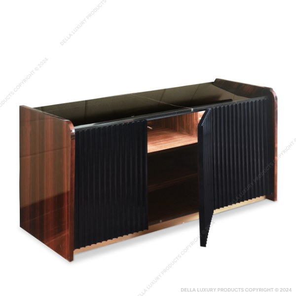 Della Luxury Home Furniture Abeesh TV Unit With Mini Bar HOME-WP-532103 Product Image