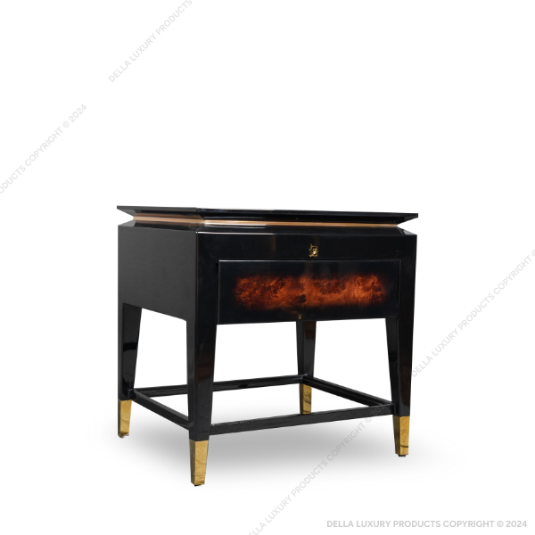 Della Luxury Home Furniture Balash Bed Sidetable Product Image HOME-WP-533285