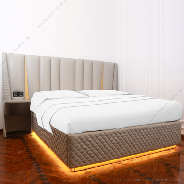 Della Luxury Home Furniture Inaha Collection Bed Sidetable HOME-WP-533916