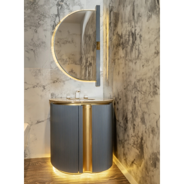 Della Bathroom Floor Standing Single Vanity Asatoh Collection