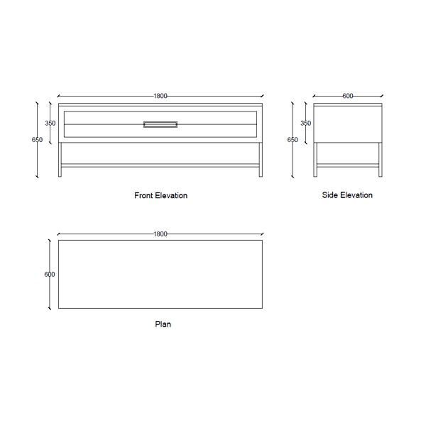  Della Luxury Bathroom Ianthe Wall Hung Double Vanity