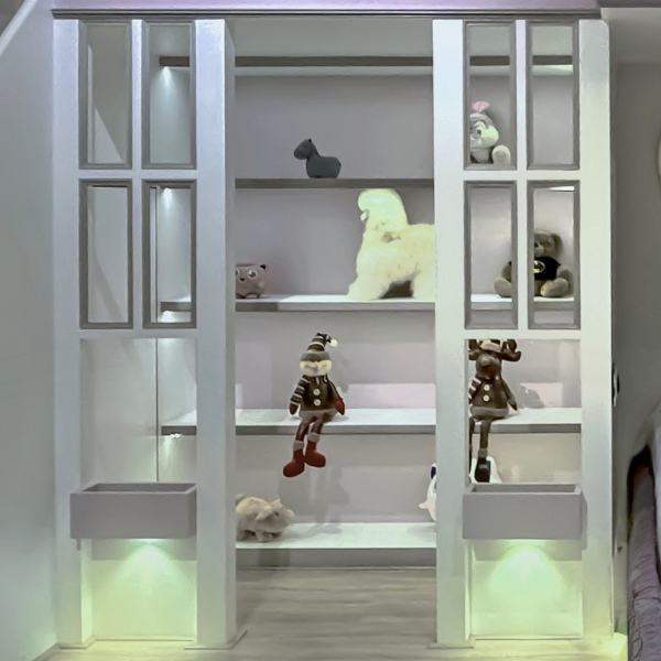 Della Kid's Room Luxury Polo Collection Doll-house Storage Product Image