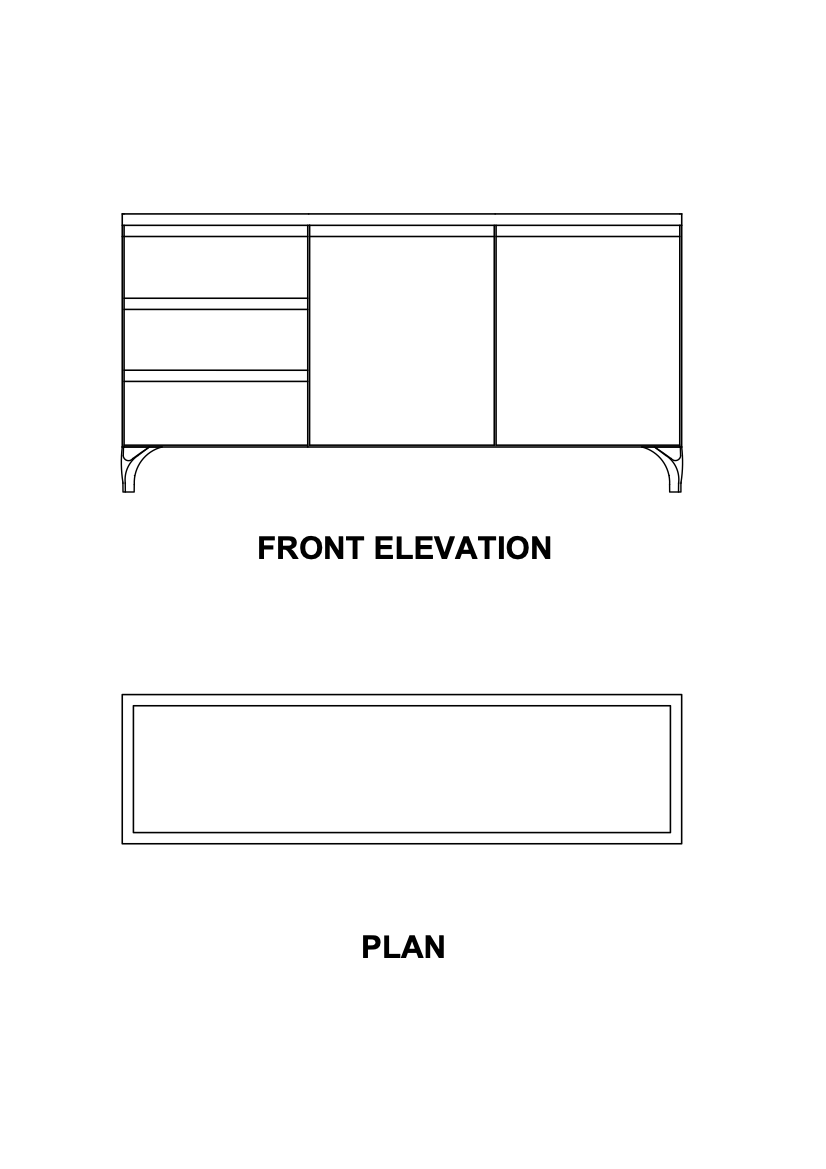 Della Luxury Office Products Executive Cabins Armina Collection Side Runners-ARMINA SIDE RUNNER-OFFI-WP-536362