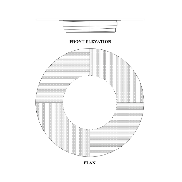 Della Luxury Office Product Boran Round Boardroom Table