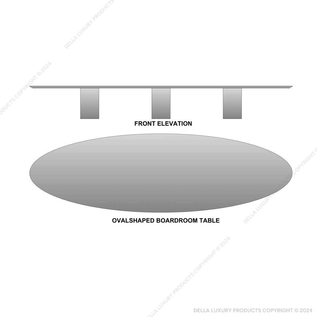 Helen Oval Boardroom Table