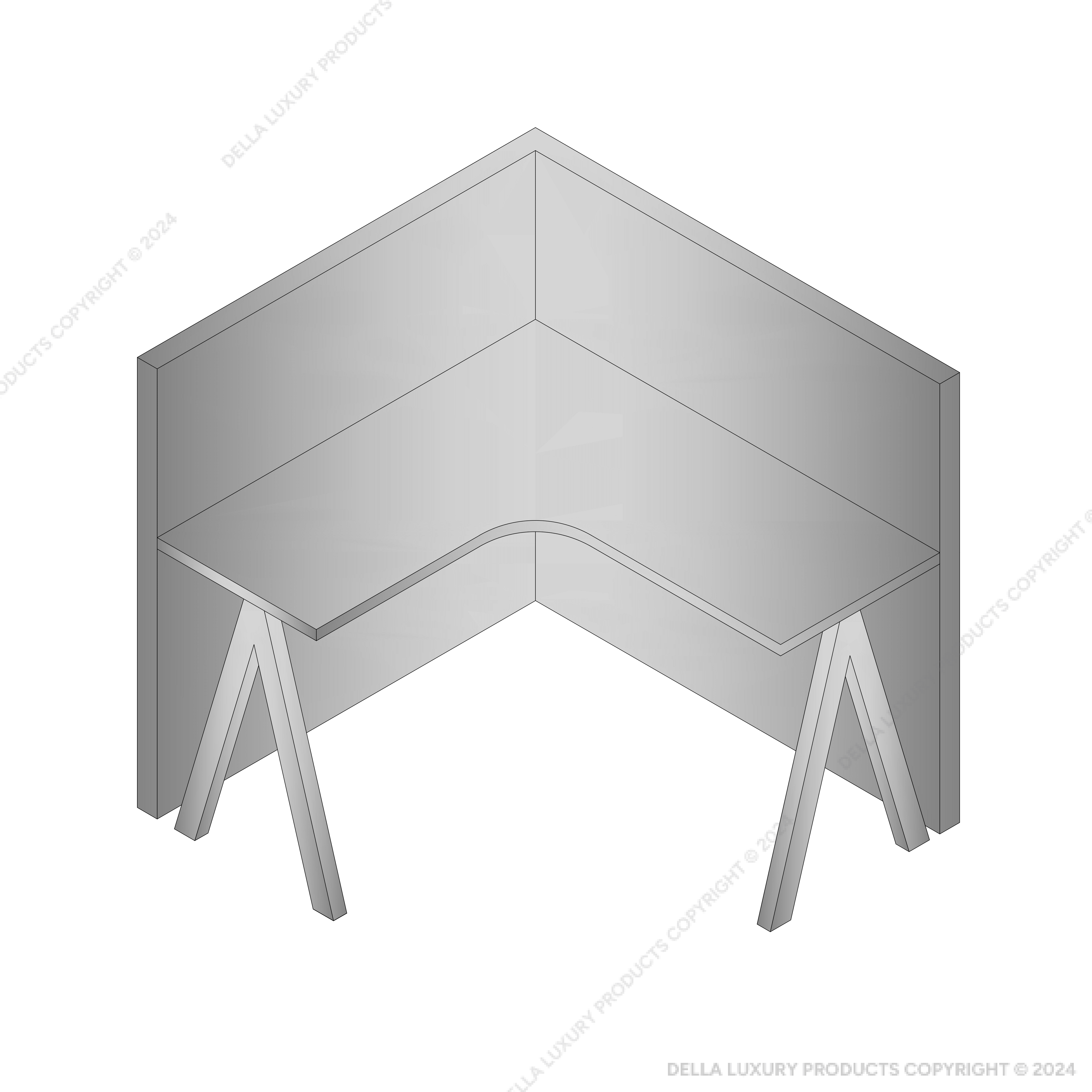 Della office furniture luxury Workstations Pericles Collection