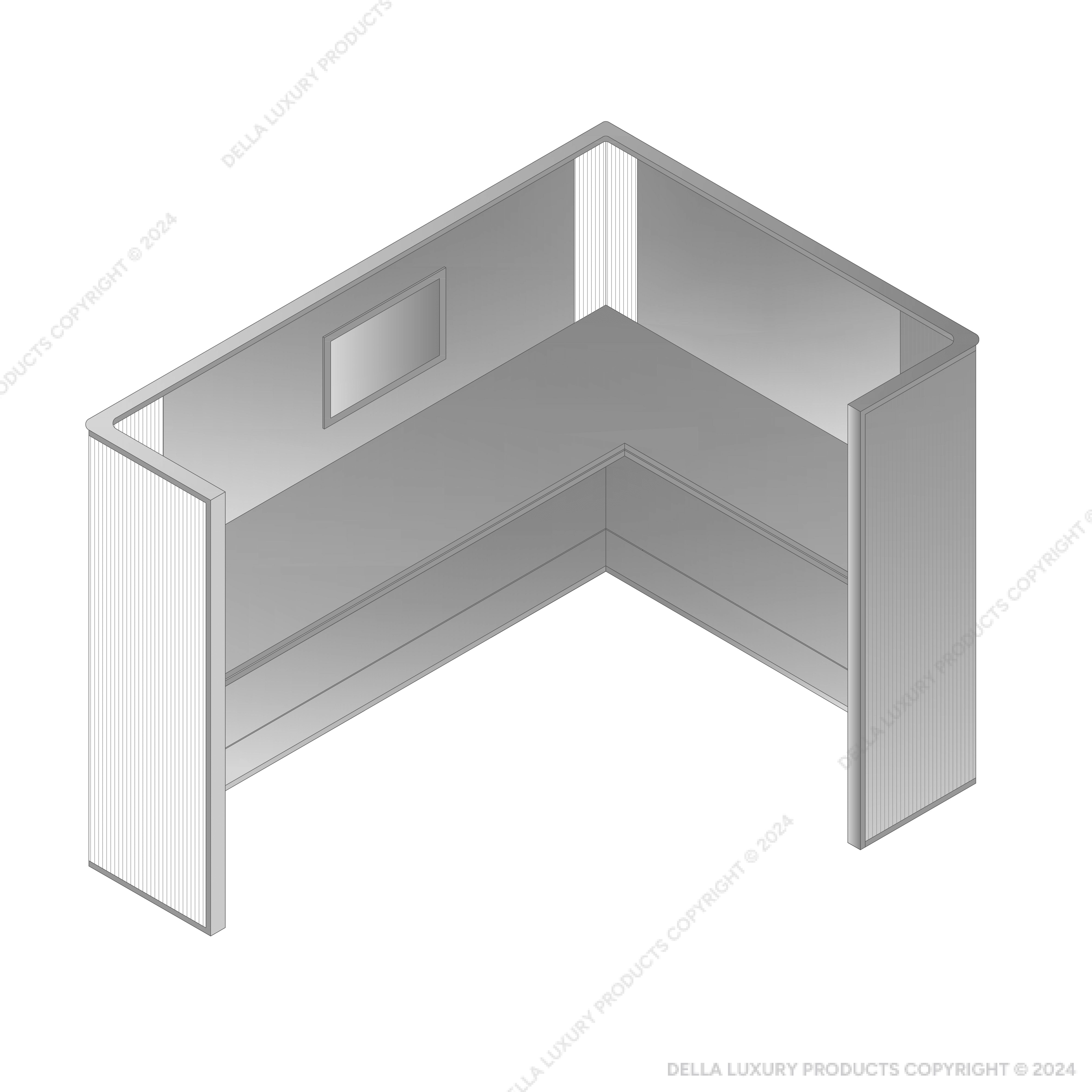 Della office furniture luxury Workstations Bardiya Collection