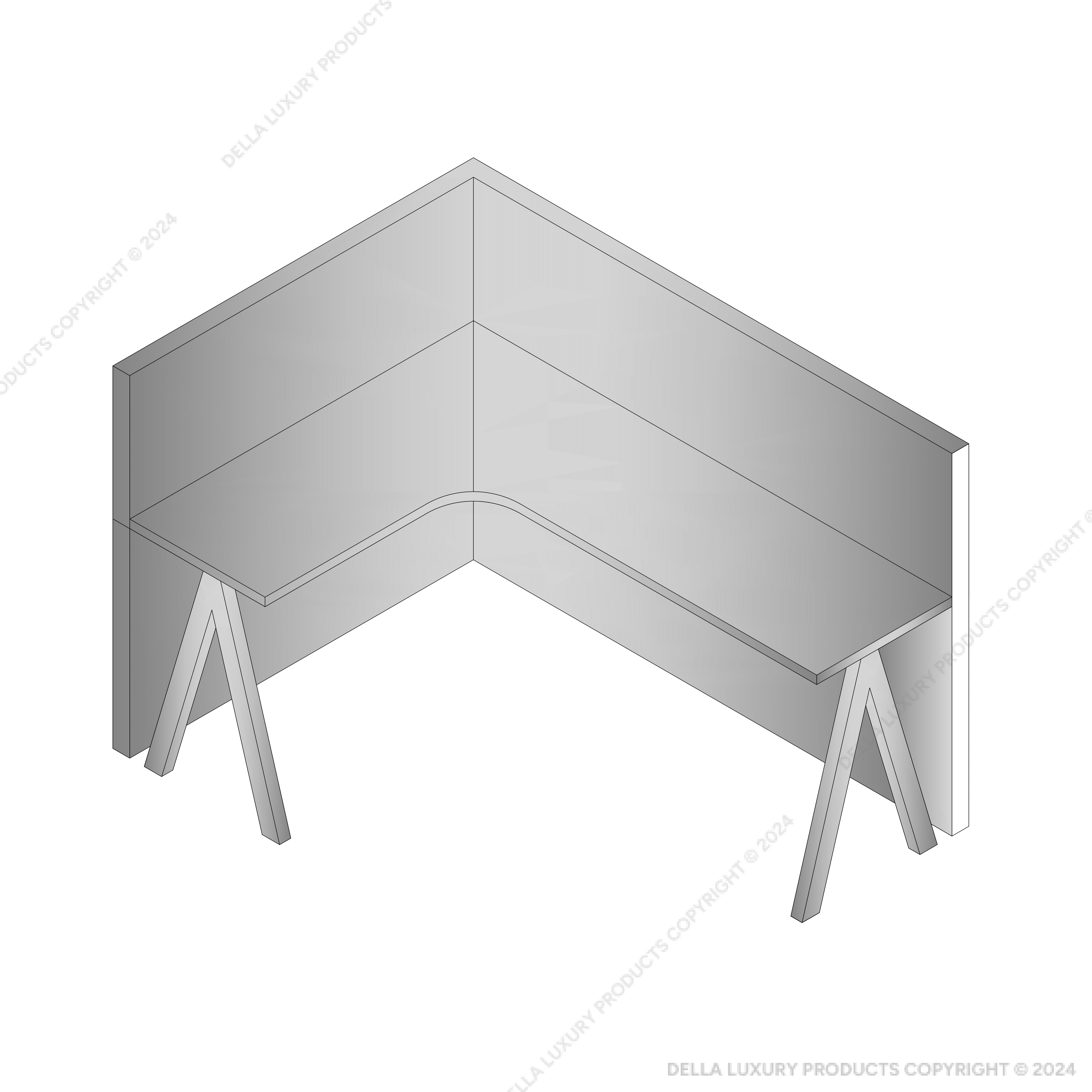 Della office furniture luxury Workstations Pericles Collection