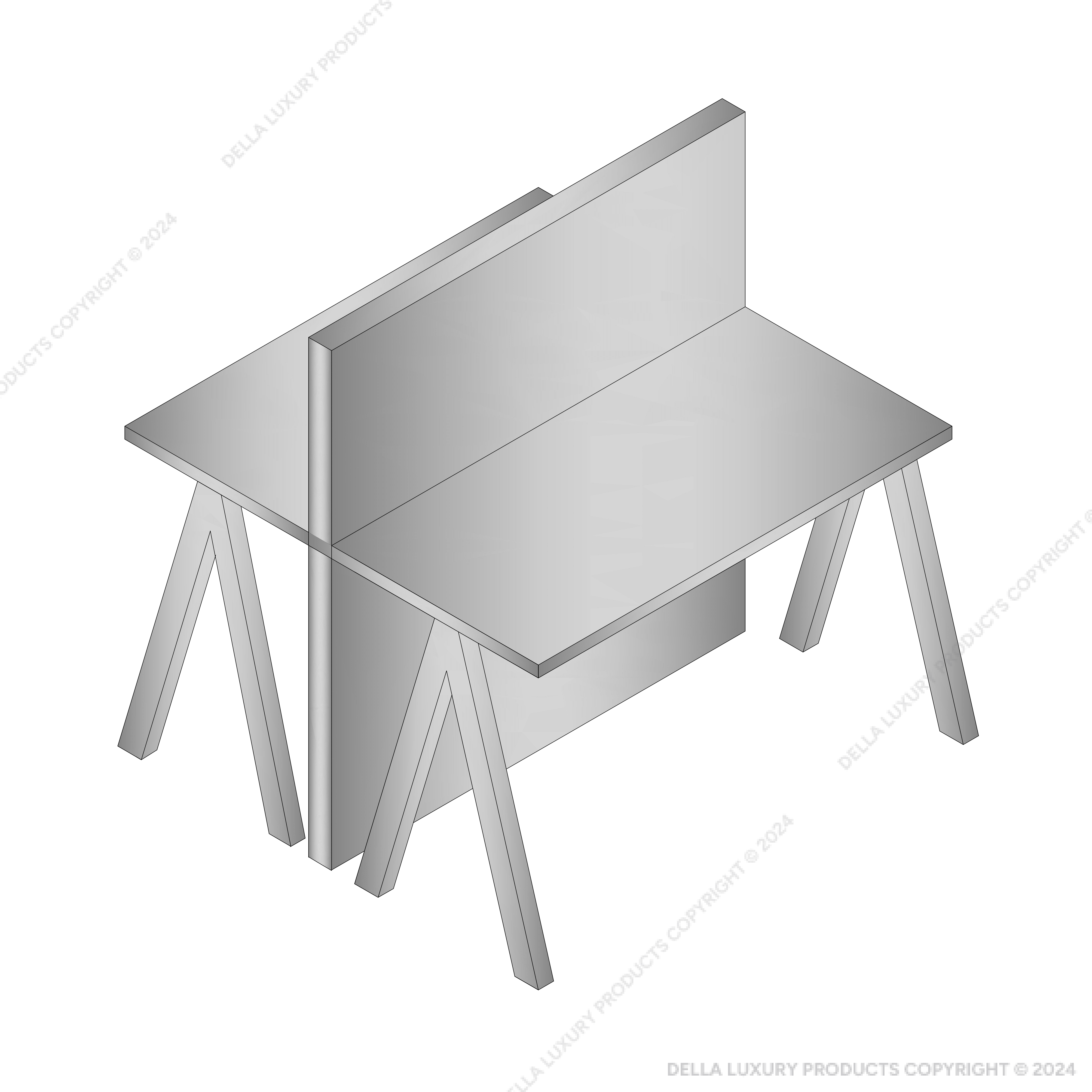 Della office furniture luxury Workstations Pericles Collection