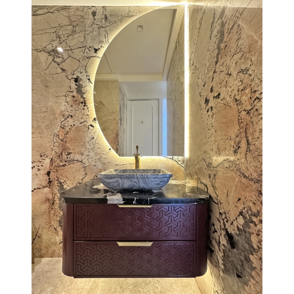 Della Bathrooms Aksu Wall Hung Single Vanity