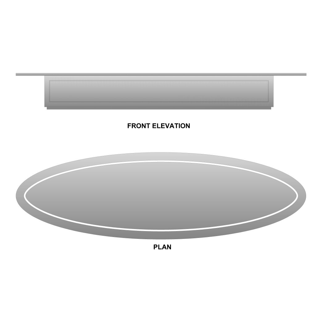 Theoderic Oval Boardroom Table