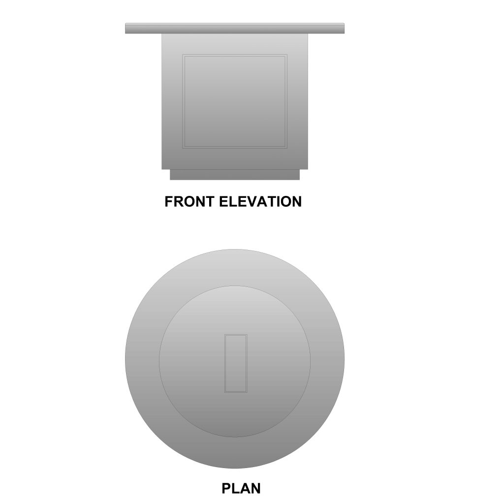Theoderic Round Meeting Table