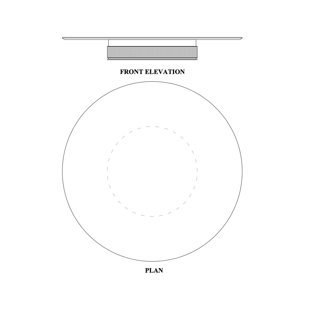 Della Luxury Office Product Antiochus Round Boardroom table