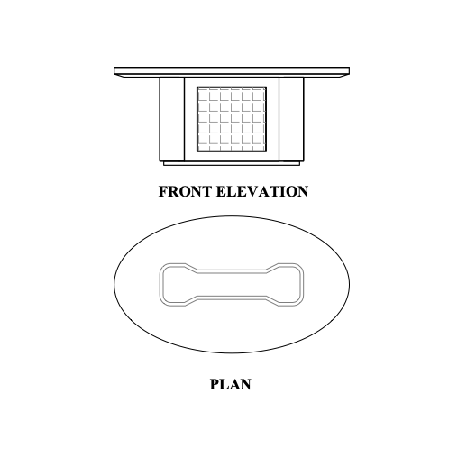 Armaiti Oval Meeting Table
