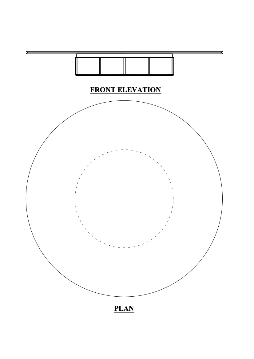 Zirak Round Boardroom Table
