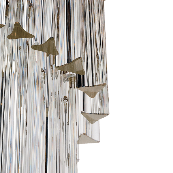 Alessandro Spiral Crystal Chandelier
