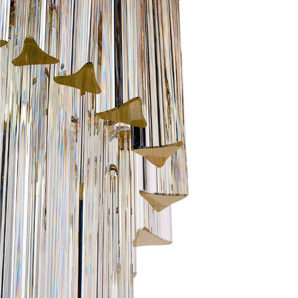Alessandro Spiral Crystal Wall Lamp