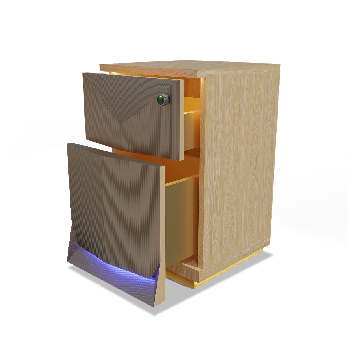 Della Luxury Products - Office Products - Office Workstation - Maria - Two Drawer Freestanding Pedestal