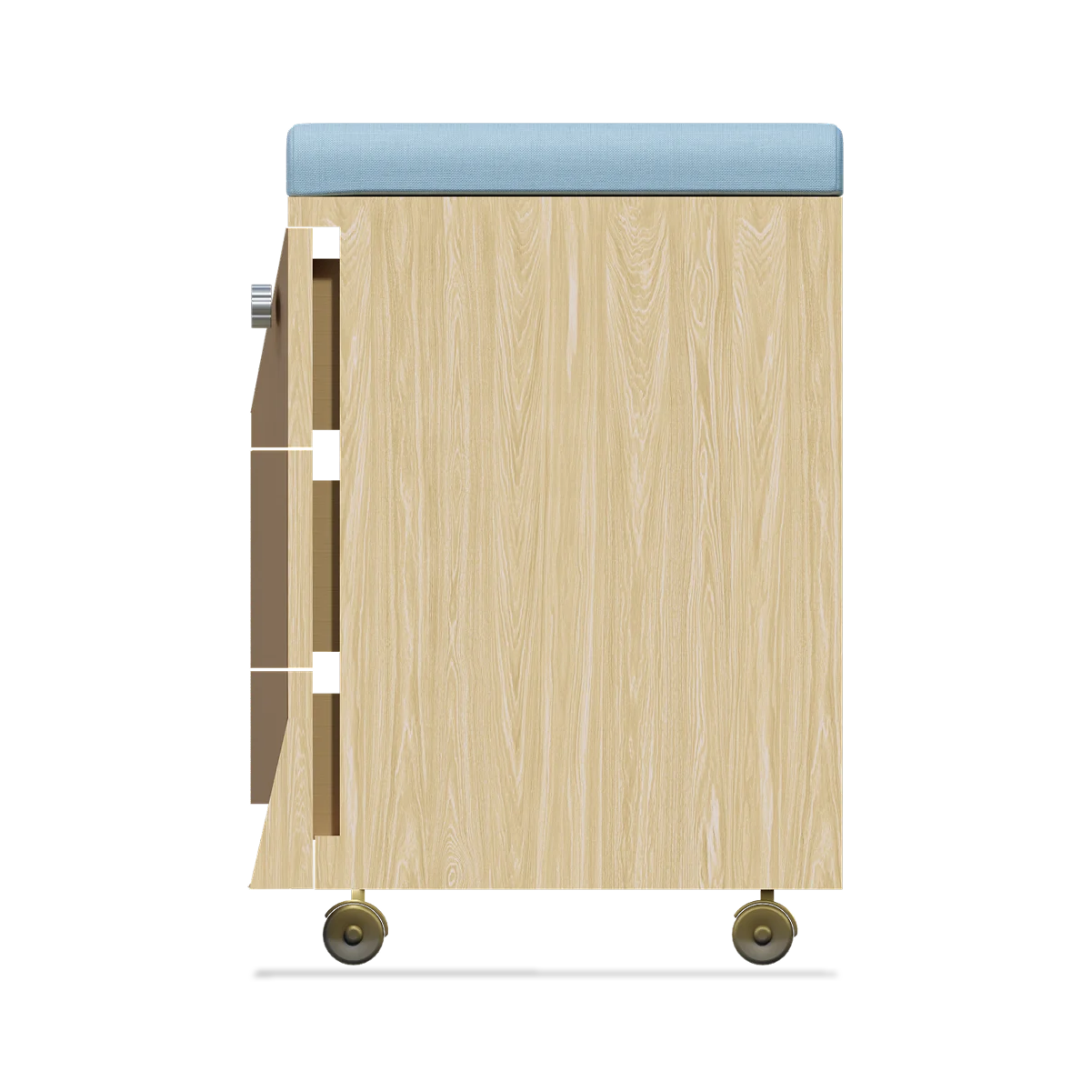 Della Luxury Products - Office Products - Office Workstation - Maria - Three Drawer Mobile Pedestal