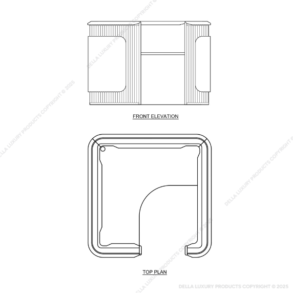 Della Luxury Products - Office Products - Office Workstation - Maria - Cubicle