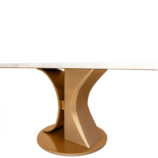 Della Luxury Home Furniture Dining Room Harzoo Collection Dining Table Thumbnail