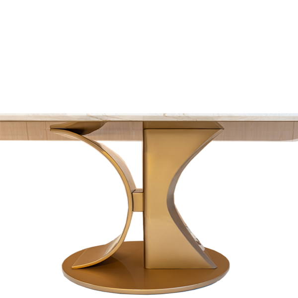 Della Luxury Home Furniture Dining Room Harzoo Collection Dining Table Thumbnail