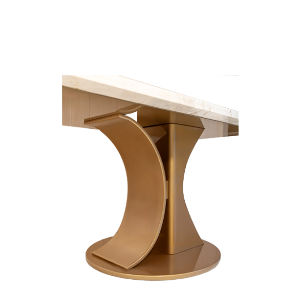 Della Luxury Home Furniture Dining Room Harzoo Collection Dining Table Thumbnail