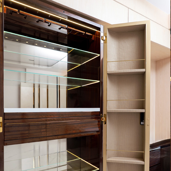 Della Luxury Home Furniture Hurmz Collection Upright Bar thumbnail