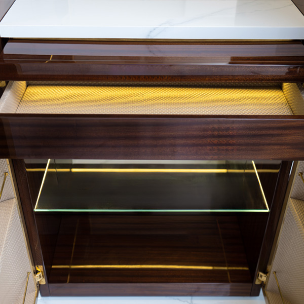 Della Luxury Home Furniture Hurmz Collection Upright Bar thumbnail