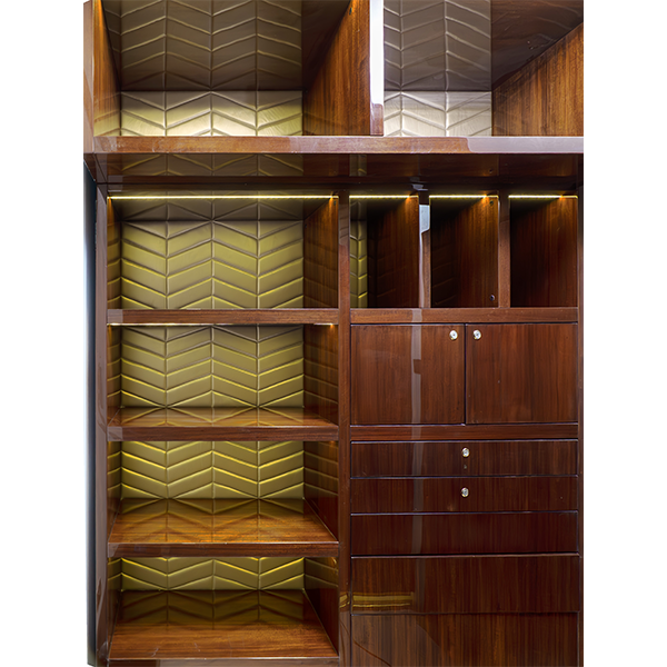 Della Luxury Home Furniture Gelsha Collection Walk in wardrobe thumbnail