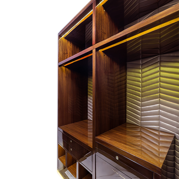 Della Luxury Home Furniture Gelsha Collection Walk in wardrobe thumbnail