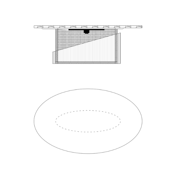 Ahurani Oval Coffee Table
