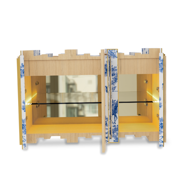 6-BUYASTA Three Shutter Buffet Unit HOME-WP-582580