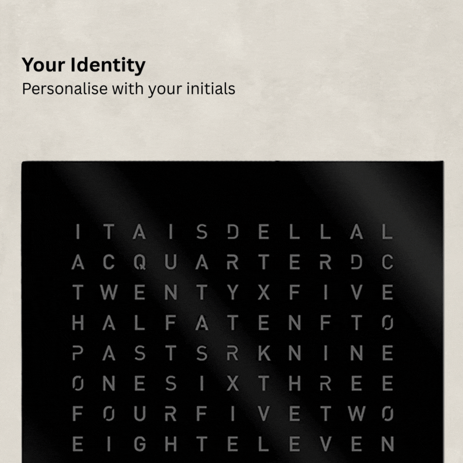 5-Della Word Clock DECO-WP-583019