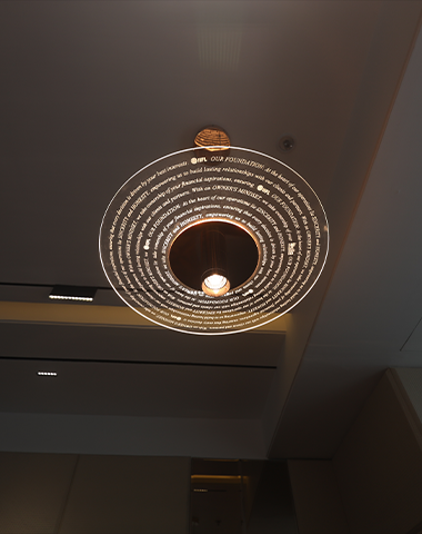 Customized Script on the Light