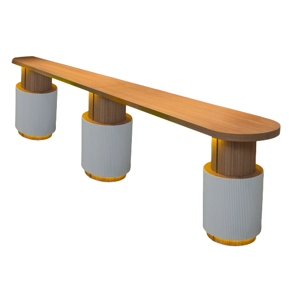 Cambyses Cafeteria Straight Table OFFI-WP-583791-2