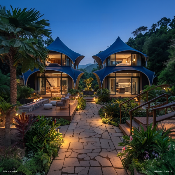 twin duplex luxury resort