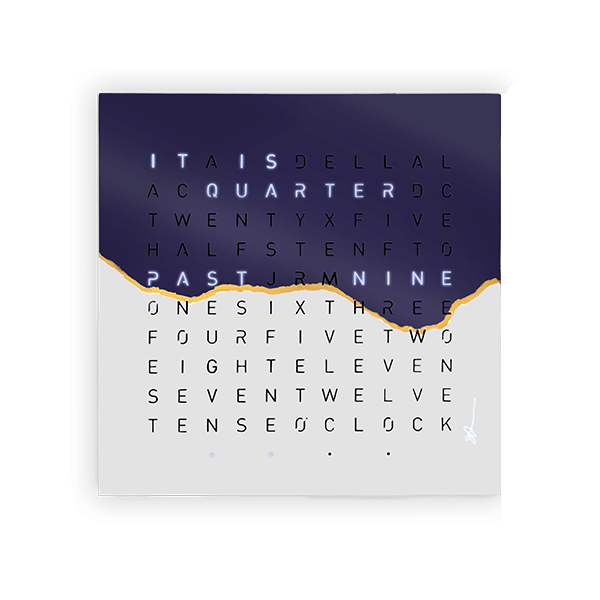 Dual Shade Word clock