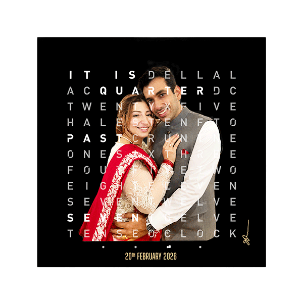 Couple Word Clock
